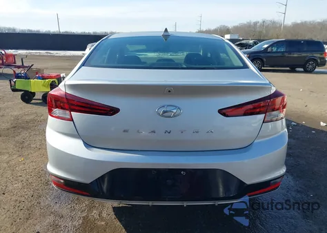 2019 Hyundai Elantra Sel из США, поврежденный, VIN 5NPD84LF2KH440941